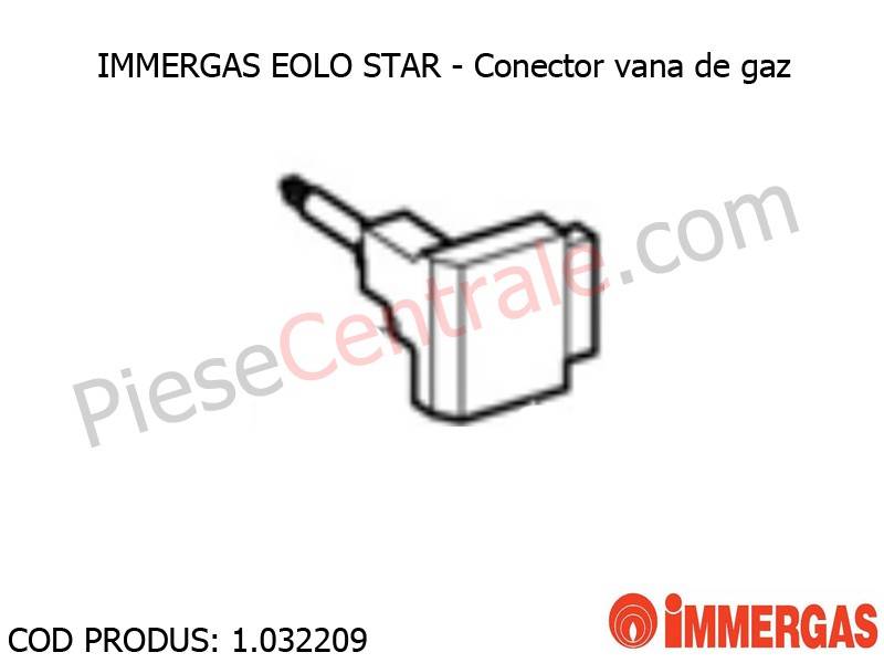 Poza Conector vana de gaz centrala termica Immergas Eolo Star