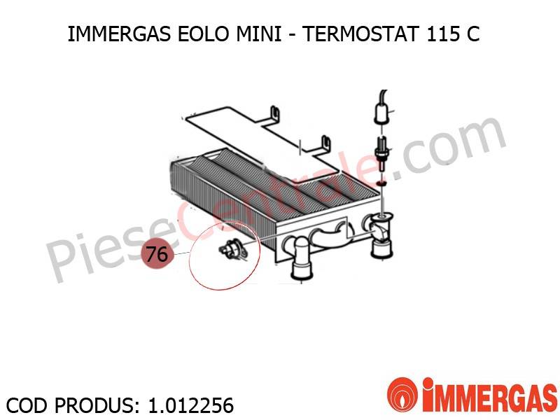 Poza Termostat 115 C centrala termica Immergas Eolo Mini