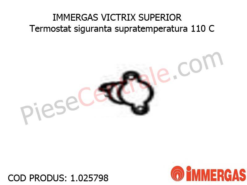Poza Termostat siguranta supratemperatura 110 C centrala termica Immergas Victrix Superior