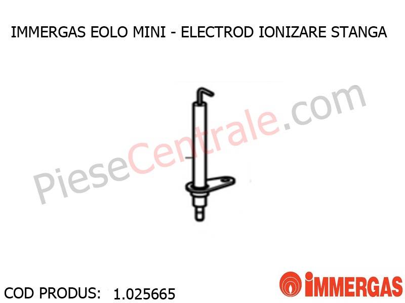 Poza Electrod ionzare stanga centrala termica Immergas Eolo Mini