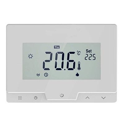 Poza Termostat ambiental programabil cu control vocal ALEXA, prin internet Division Gas DG19 WI-FI ALB. Poza 9054