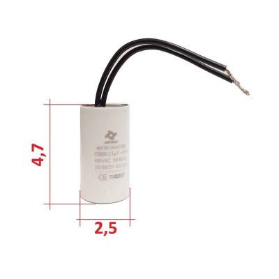 Poza Condensator universal 2.5 uF pompe Wilo si Grundfos. Poza 9353